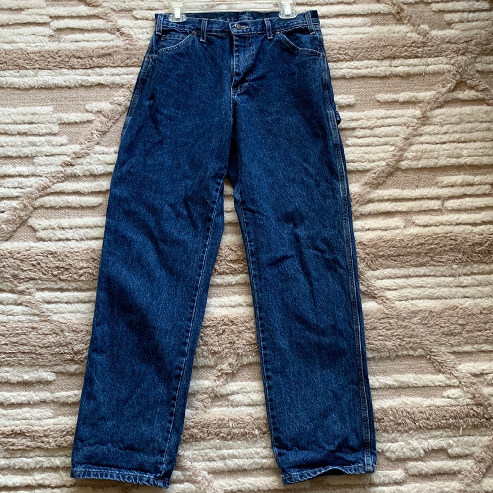 DICKIES Men’s denim carpenter pant 31x32